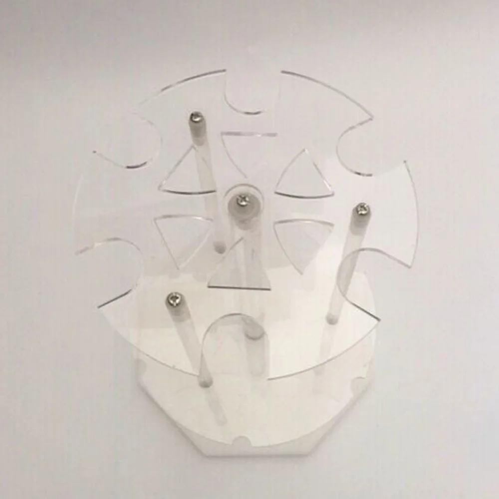 1 шт. круглая съемная прозрачная рама из плексигласа пипетка стойка