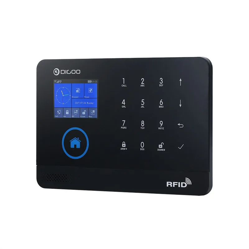 DIGOO DG-HOSA 3G 433 МГц беспроводной черный GSM& wifi DIY умный дом Охранная сигнализация комплекты инфракрасный датчик движения дверной магнетизм