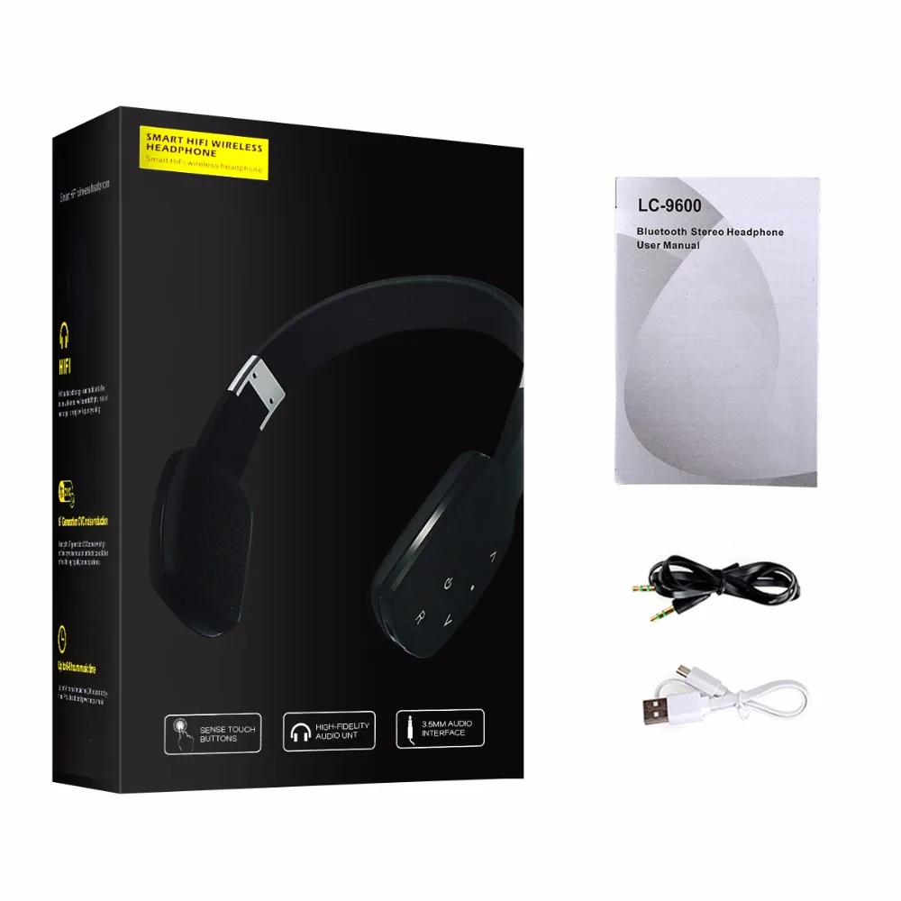 Noyazu LC 9600 умный HIFI беспроводной Bluetooth 4 1 наушники/гарнитура стерео и микрофон для
