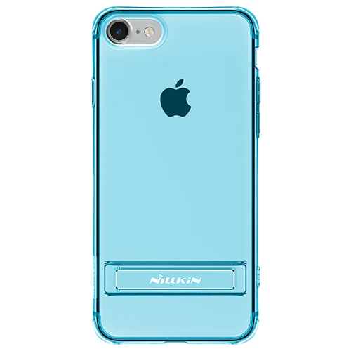 Nillkin Crashproof чехол для iPhone 7 прозрачная красочная подставка чехол для Iphone7 Plus Чехол Держатель защитный - Цвет: Transparent Blue