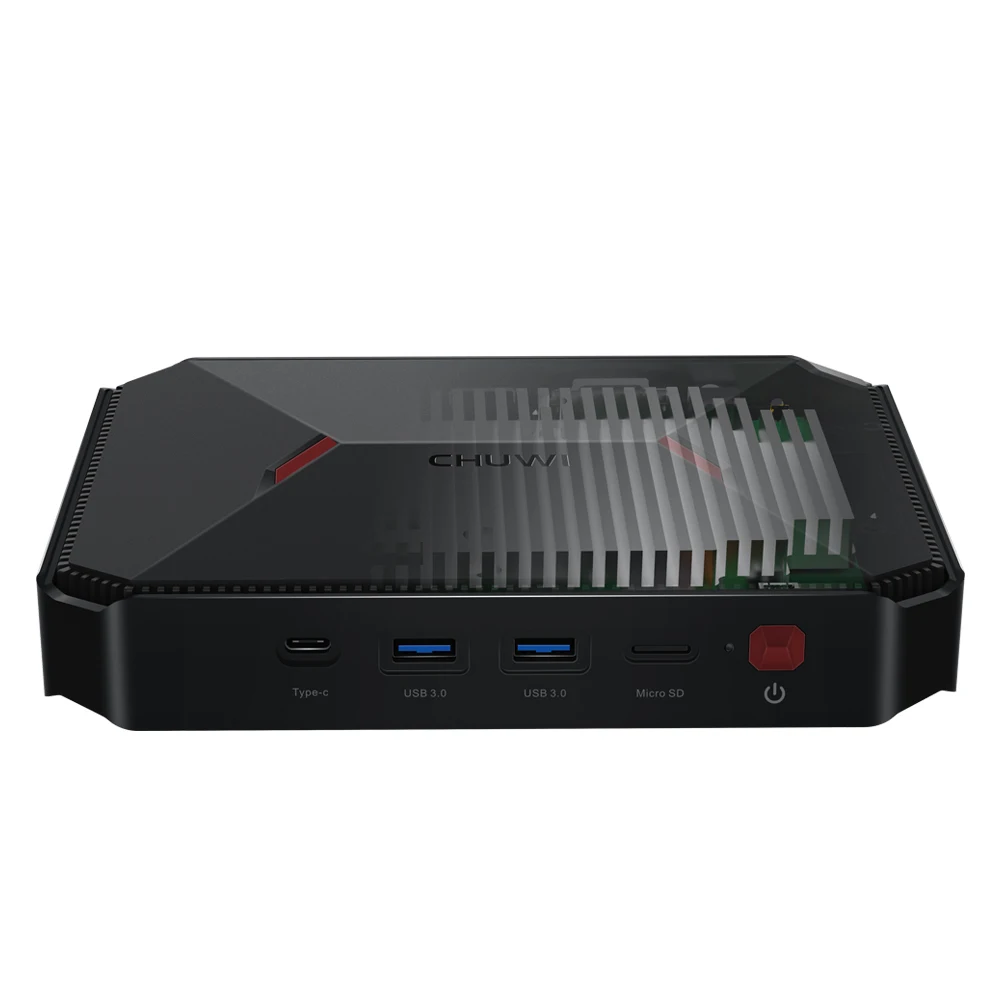 CHUWI GBox Pro Intel Atom X7 E3950 четырехъядерный Windows 10 OS 4 Гб 64 Gigabit Ethernet Мини ПК 2 4G/5G