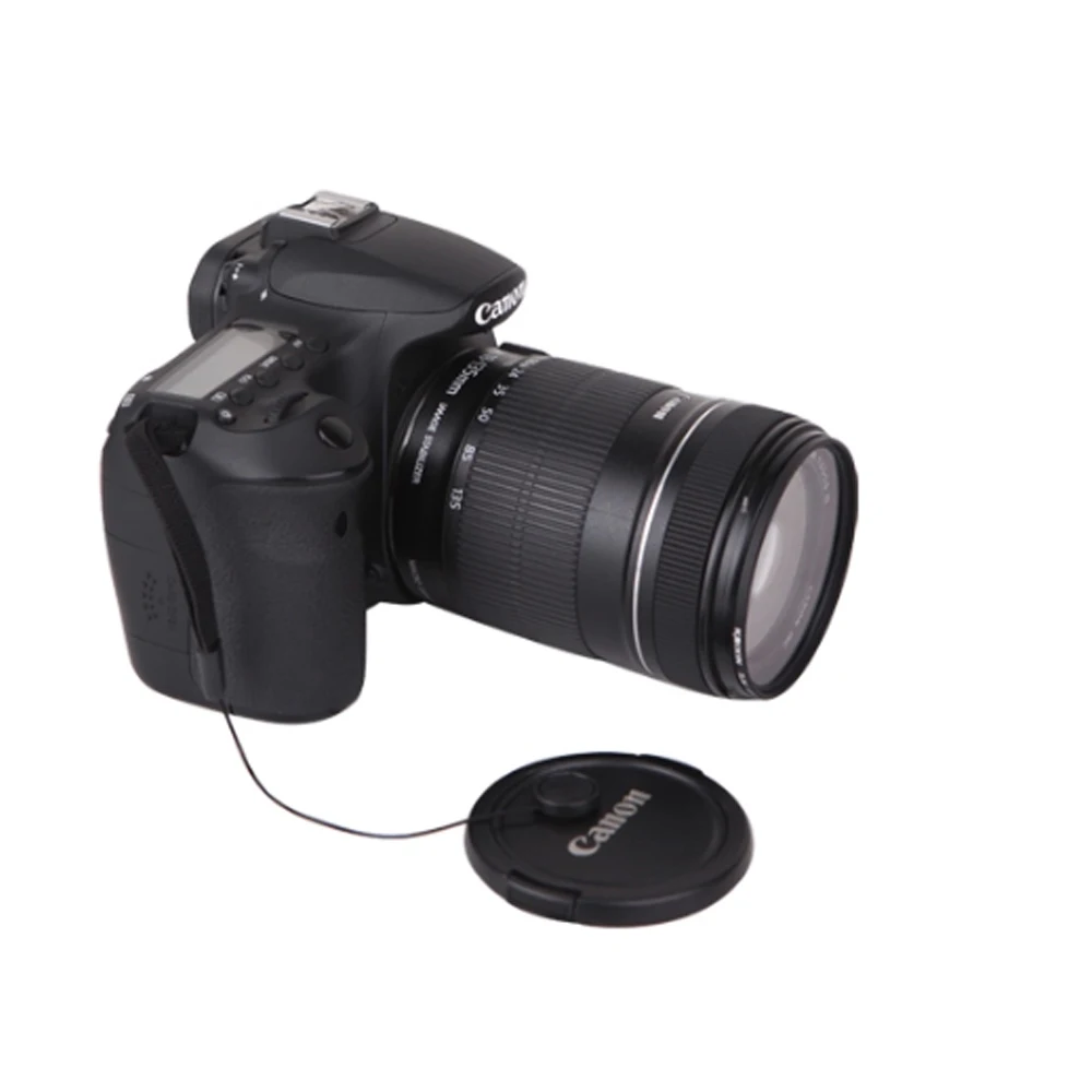 Новинка 3 шт. Крышка для объектива цифровой зеркальной камеры с защитой от потери