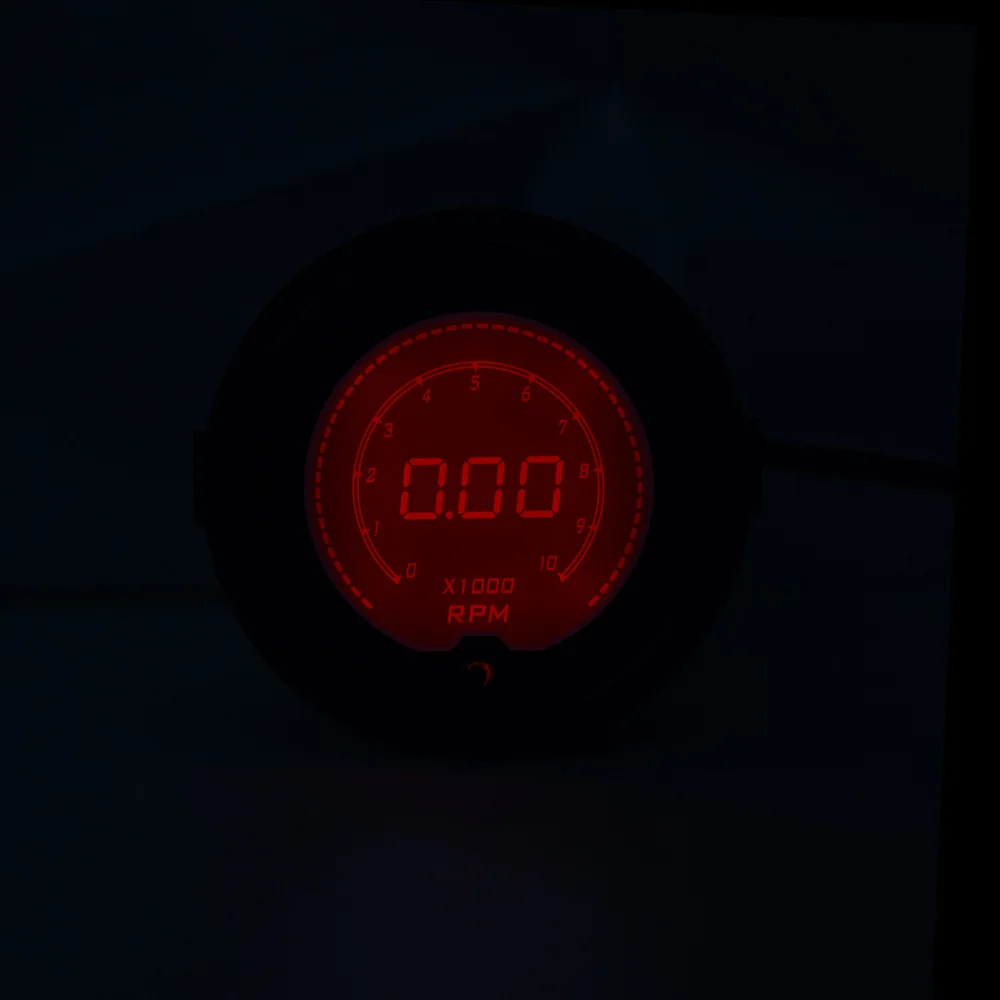 Тахометр CNSPEED 7 цветов 52 мм измеритель оборотов в мин цифровой дисплей и