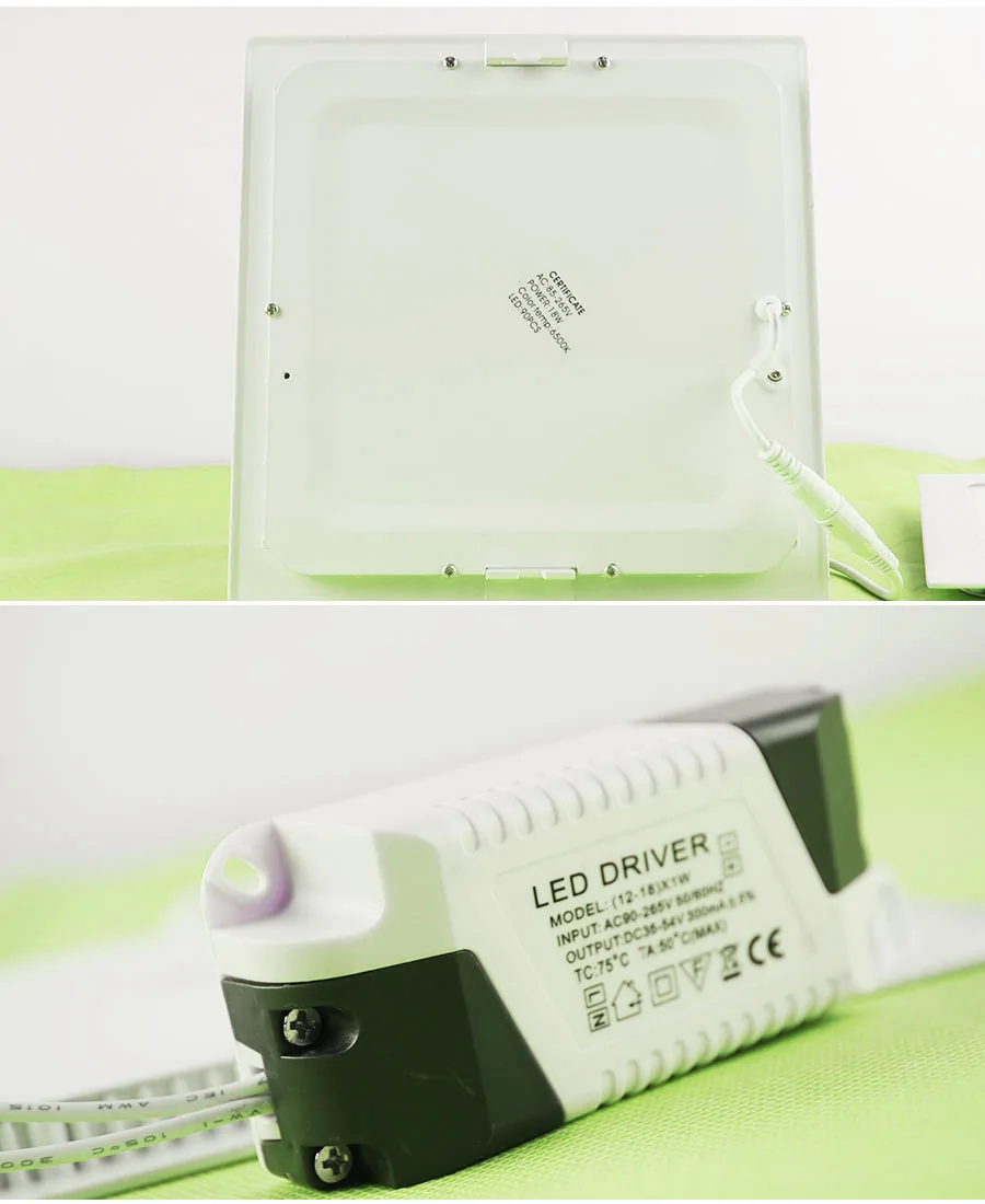 Светодиодный панельный светильник 3 Вт ~ 24 Ультратонкий Круглый/квадратный