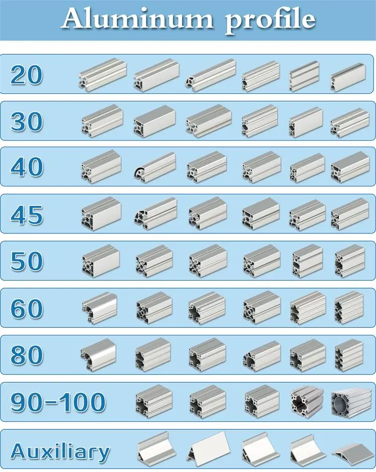 40x40 промышленных обычай diy алюминиевый профиль аппаратные средства черный 6063 анодированный алюминиевый профиль 40120