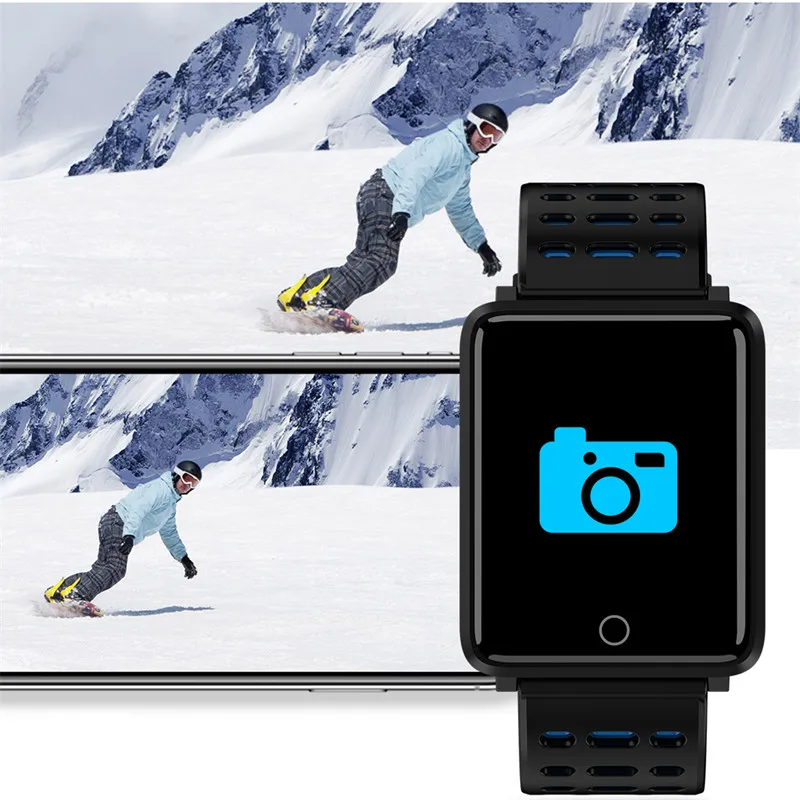 Смарт браслет amyniмало F3 с измерением пульса и кровяного давления IP68