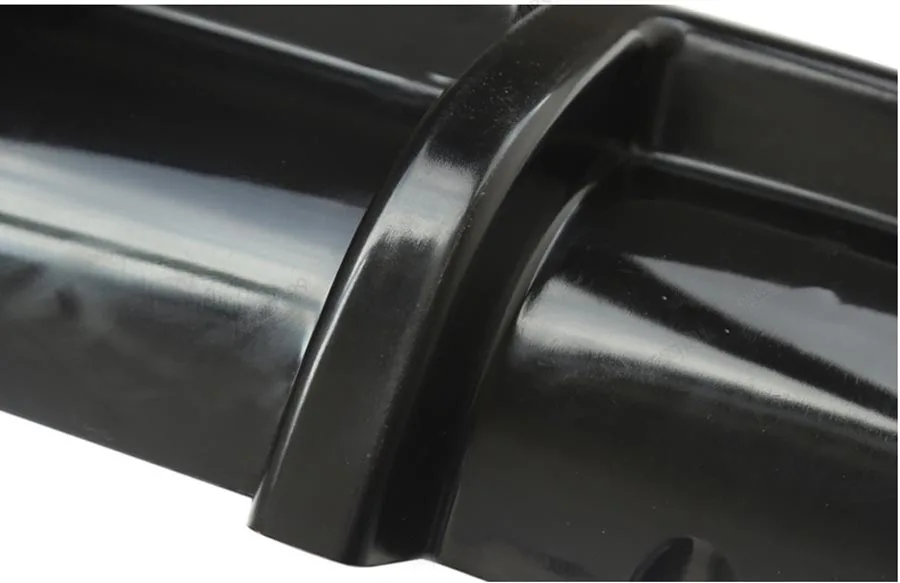 26&quotx5&quot gloss Black Universal ABS Rear Shark 6 Fin Curved Bumper Lip Diffuser Kit | Air Dams