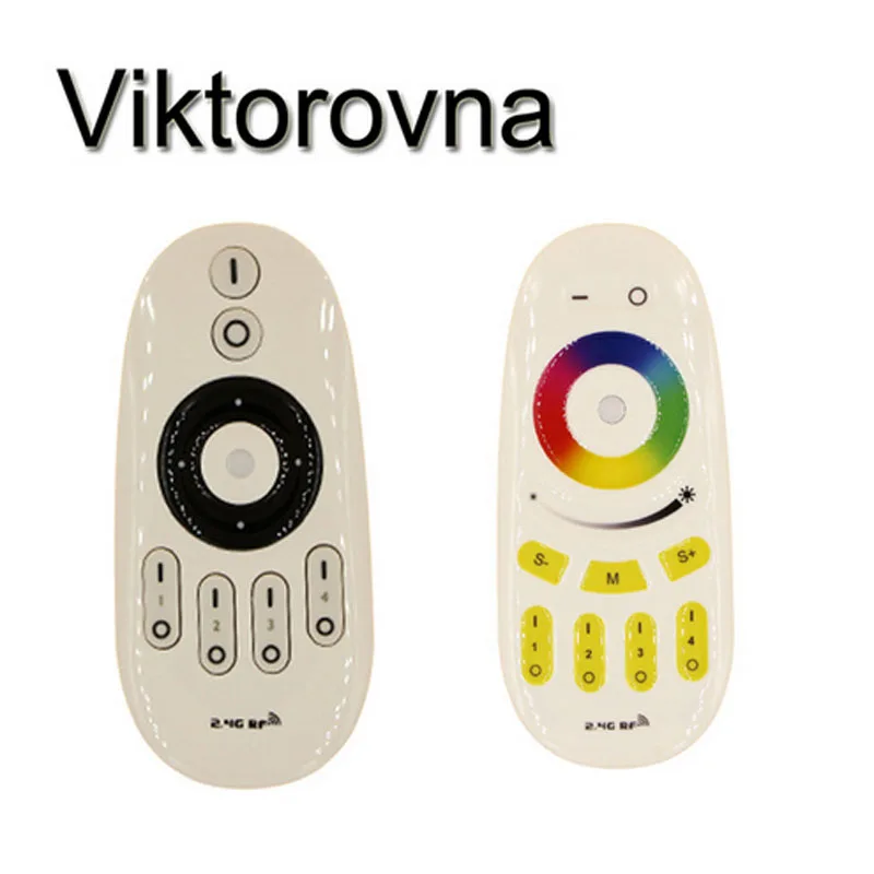 2,4G беспроводной RF пульт дистанционного управления 4-Zon RGB RGBW W/WW двойной RGBCCT белый и Яркость Диммер контроллер для светодиодной лампы светодиодные ленты