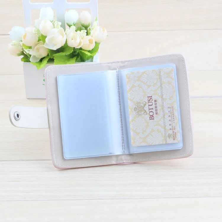 Держатель для карт 20 женский кошелек с застежкой пряжкой бизнеса кредитный банк