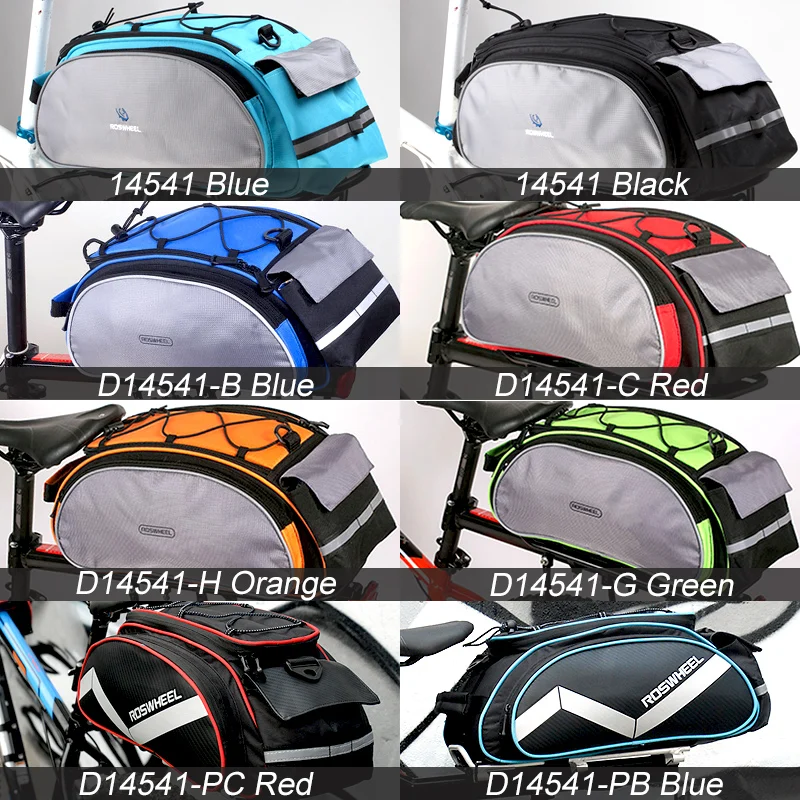 Велосипедная сумка Roswheel многофункциональная задняя Сумка 13л для велосипедного