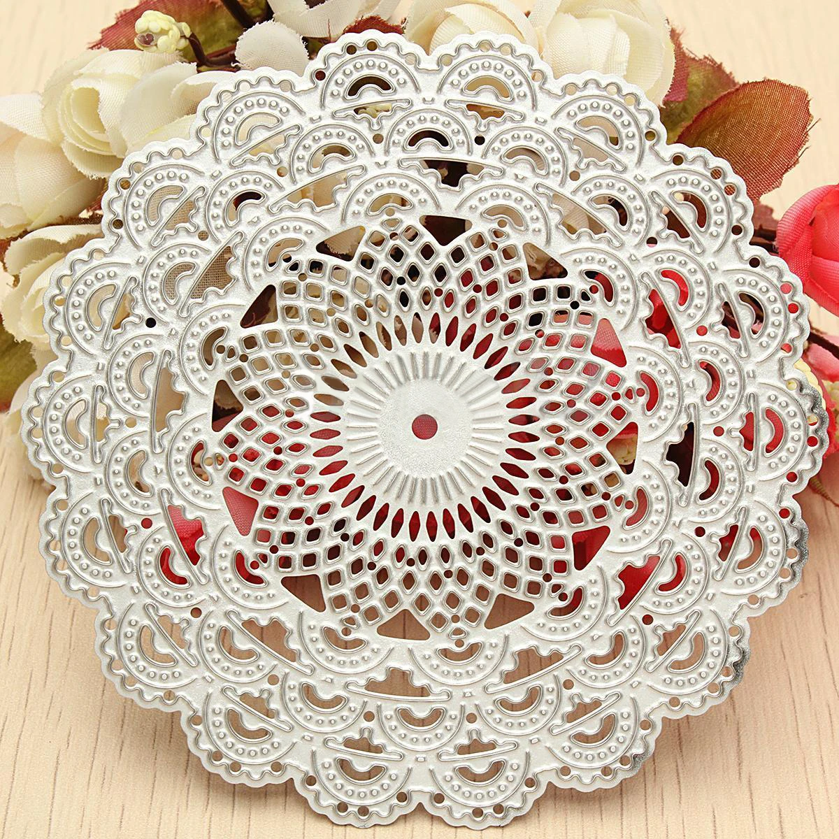 Цветок Звезда Металла кружева резки штампы трафареты сделай сам для