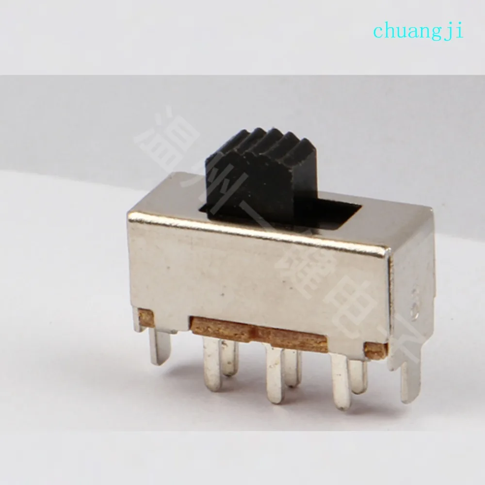 SS 22F06 тумблер 2 фиксированные ножки двухрядные 6 футов вертикальные 2P2T длинной