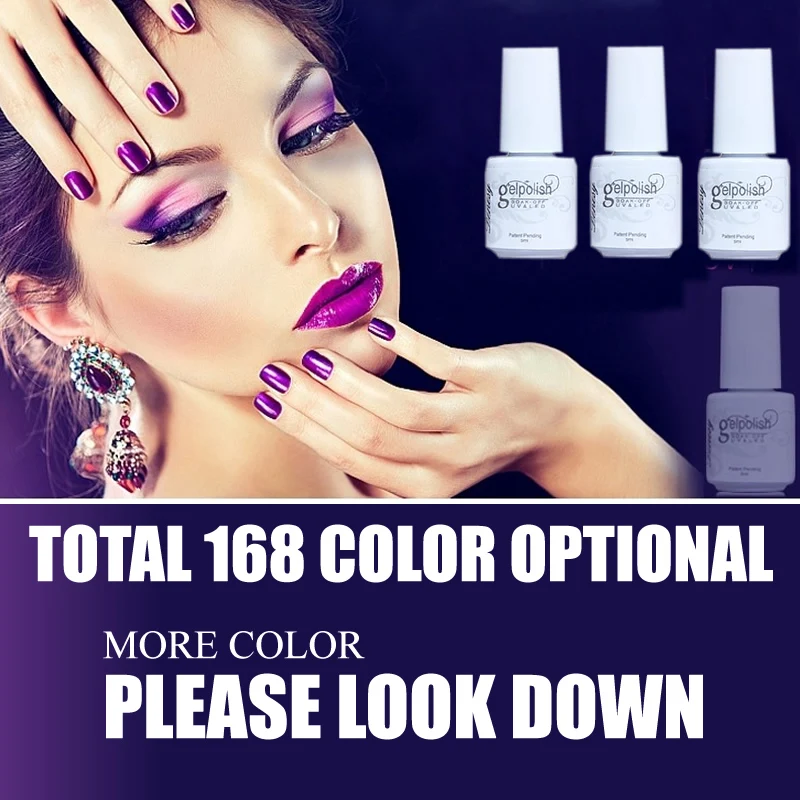 No.01-24 5 мл MINI Pack 2017 Фирменная Новинка GelPolish Soak Off UV Гель для ногтей База Top Coat