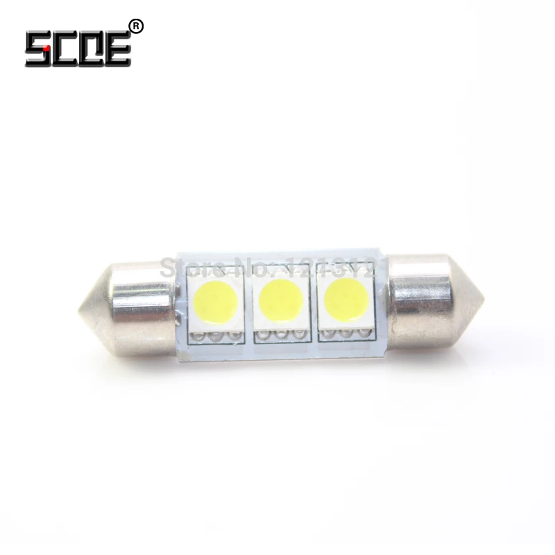Автомобильный Стайлинг SCOE светодиодная лампа 3SMD для номерного знака источник