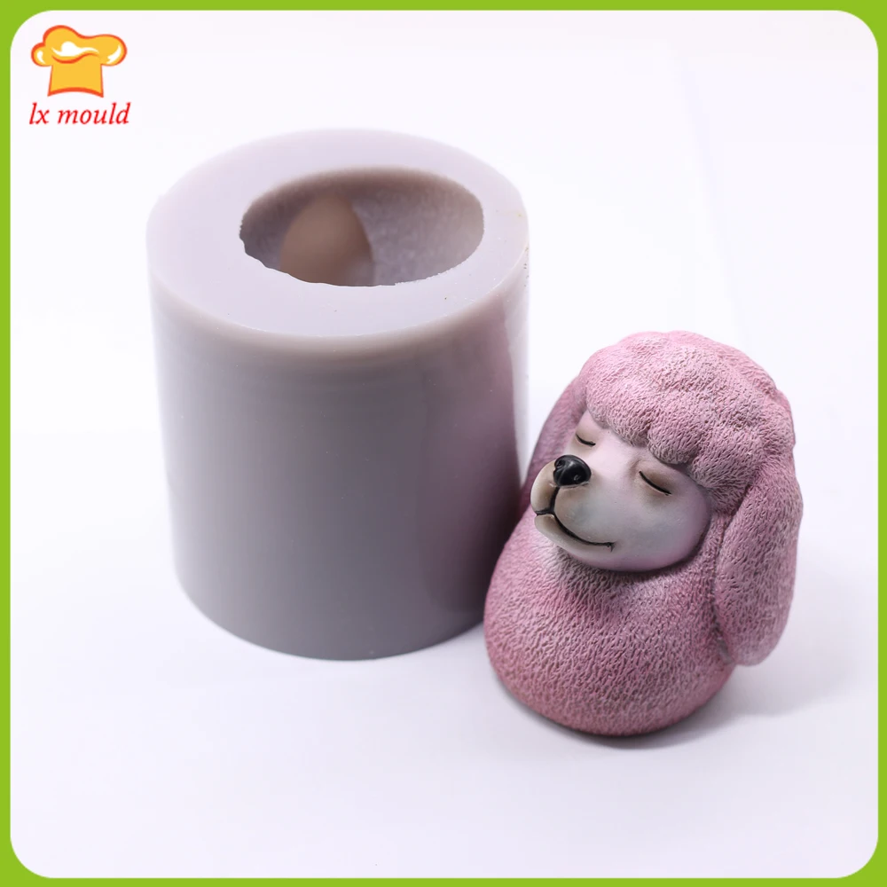 

Poodle Handmade Soap Candle Chocolate Baking Silicone Mold