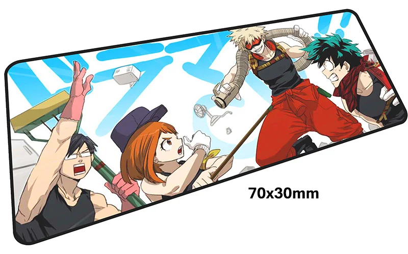 Коврик для мыши My Hero Academy 700x300X3 мм коврик для мыши для ноутбука padmouse HD Печать notbook компьютерный игровой коврик для мыши Горячая геймерская игра коврики