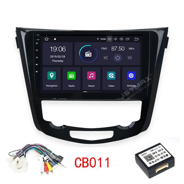 JSTMAX 10 2 &quotAndroid 9 0 Автомобильный GPS радио плеер для Nissan X Trail calccasail 2014 2017 с