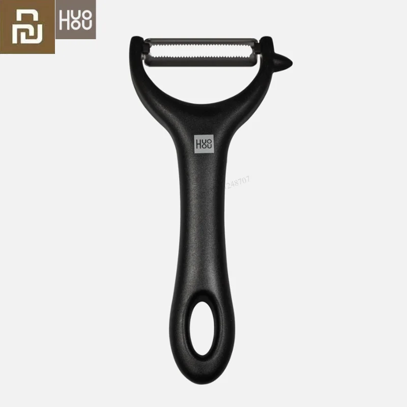 Black Xiaomi Mijia Youpin Huohou Дыня и фрукты Овощечистка из нержавеющей стали фрукты Овощечистка Многофункциональный строгальный нож - Цвет: Black
