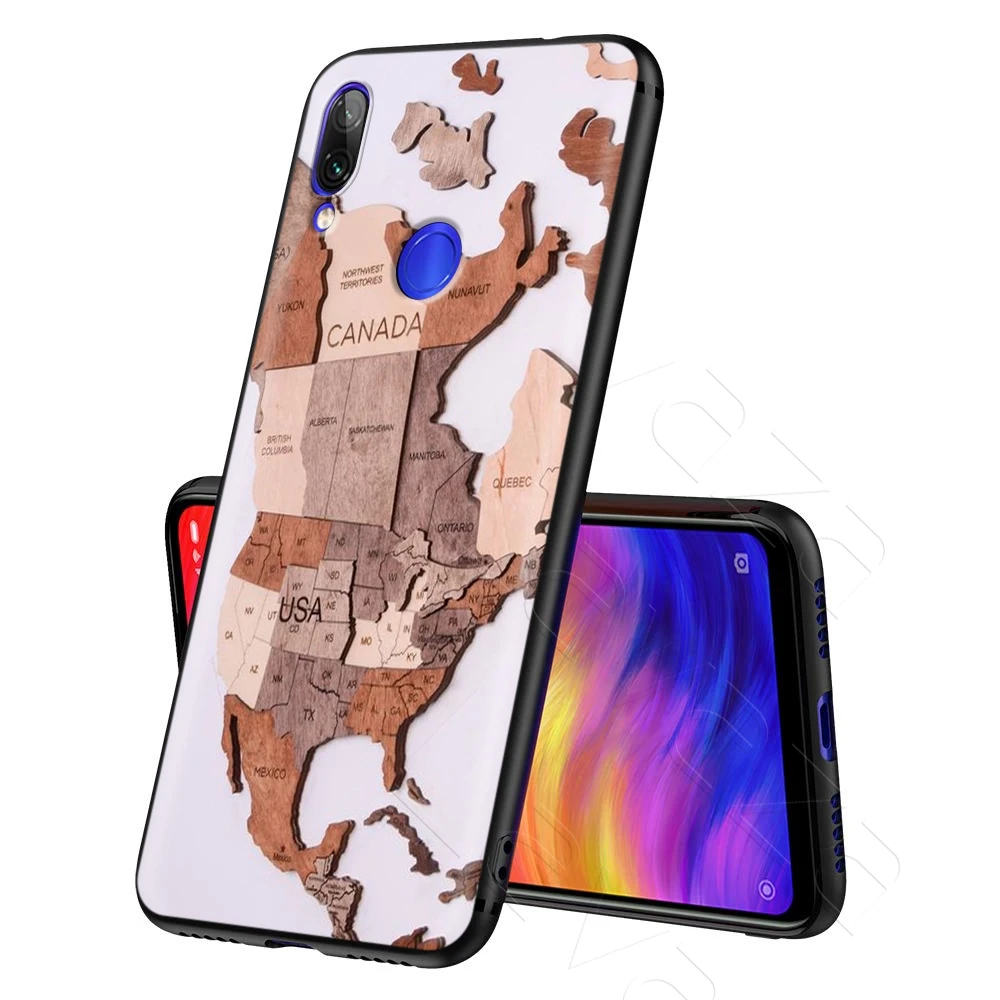 Lavaza Travel World Map Plane Plans Case for Xiaomi Redmi Note 4A 4X 5 5A 6 6A 7 S2 Pro Go Prime Plus |