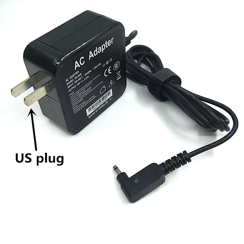 ЕС США plug 19V2. 37A AC адаптер питания 19 вольт 19 в 2.37A 3,0*1,1 мм зарядное устройство для Asus ZenBook UX21 UX21K UX21E UX31 UX31E UX3