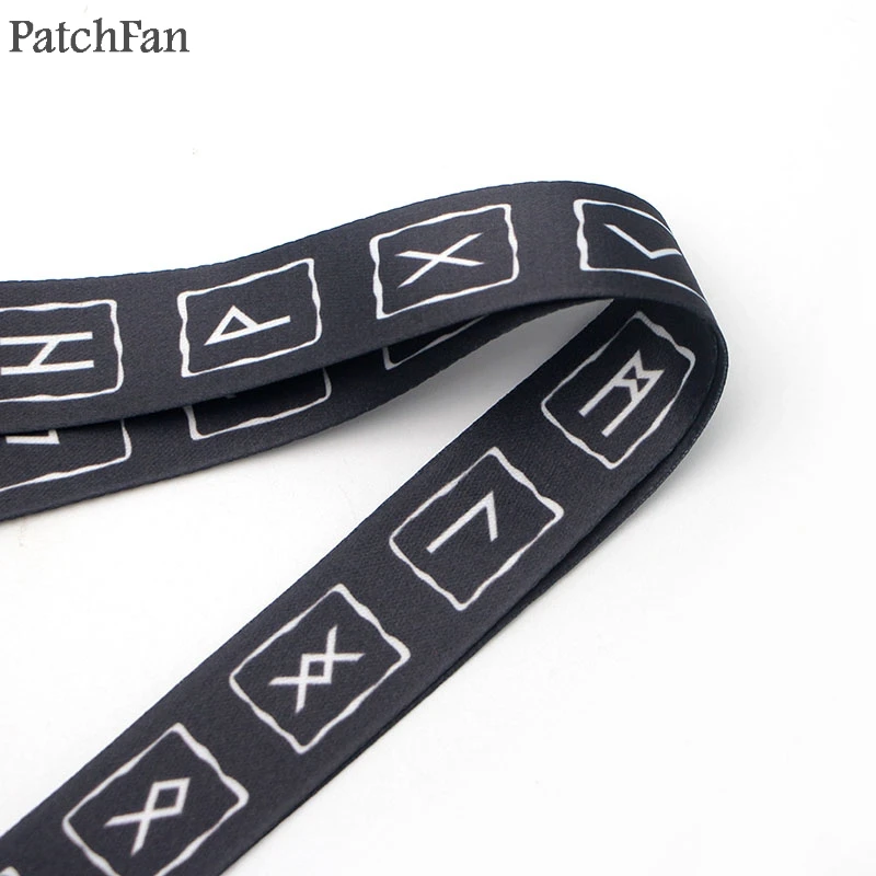 A0314 Patchfan новейший символ викингов, ремешок для ключей, телефонов, USB флеш-накопители, брелки для ключей, идентификационная бирка, держатель Бейджа, лямки