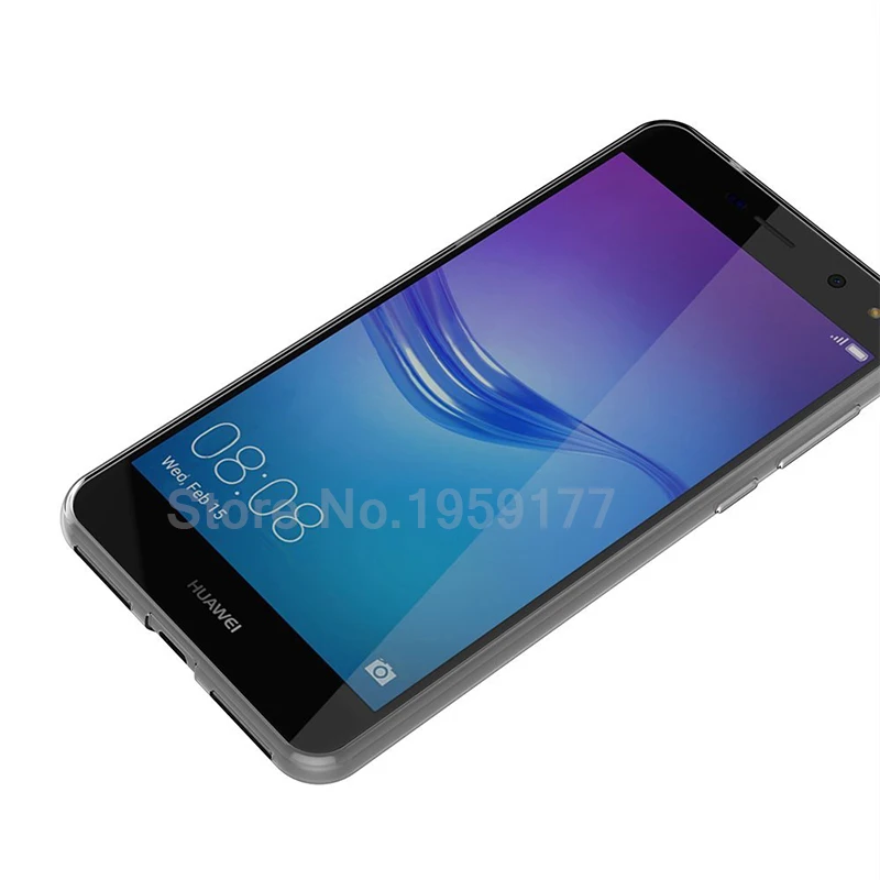 MODAZONGYE оригинальный мягкий прозрачный чехол Huawei Y6 2017 силиконовая задняя крышка