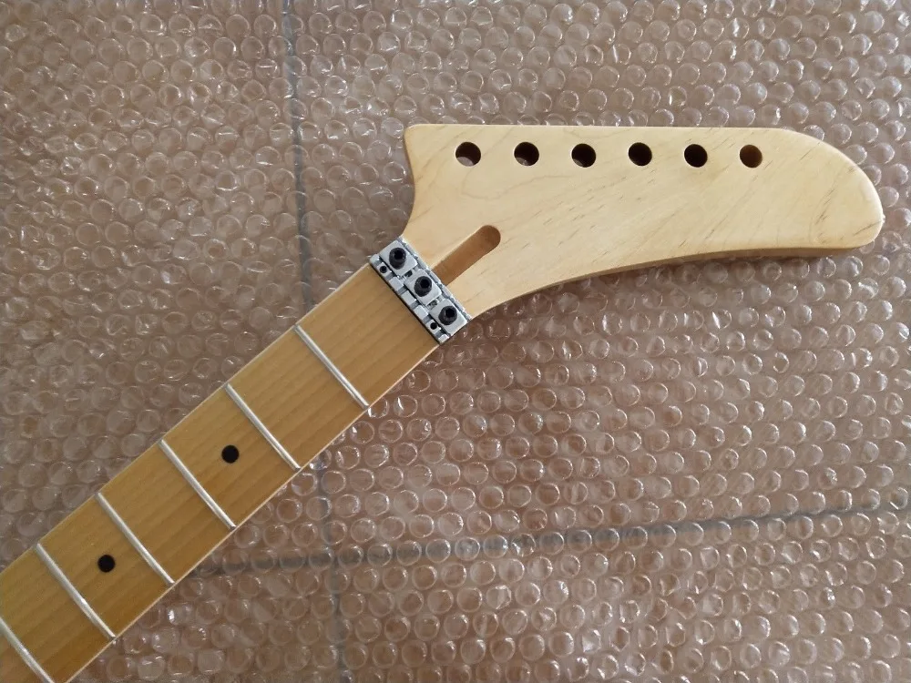 Гриф для электрической гитары Maple 22 лада банановая головка ST style Floyd Rose nut|Гитары| |
