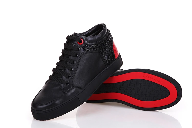 royaums mens rivet shoes wholesale royaums women shoes real shoes picture  good quality with dustbag free shipping | Обувь | АлиЭкспресс