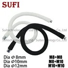 Силиконовый металлический шланг, гибкий, 81012 мм