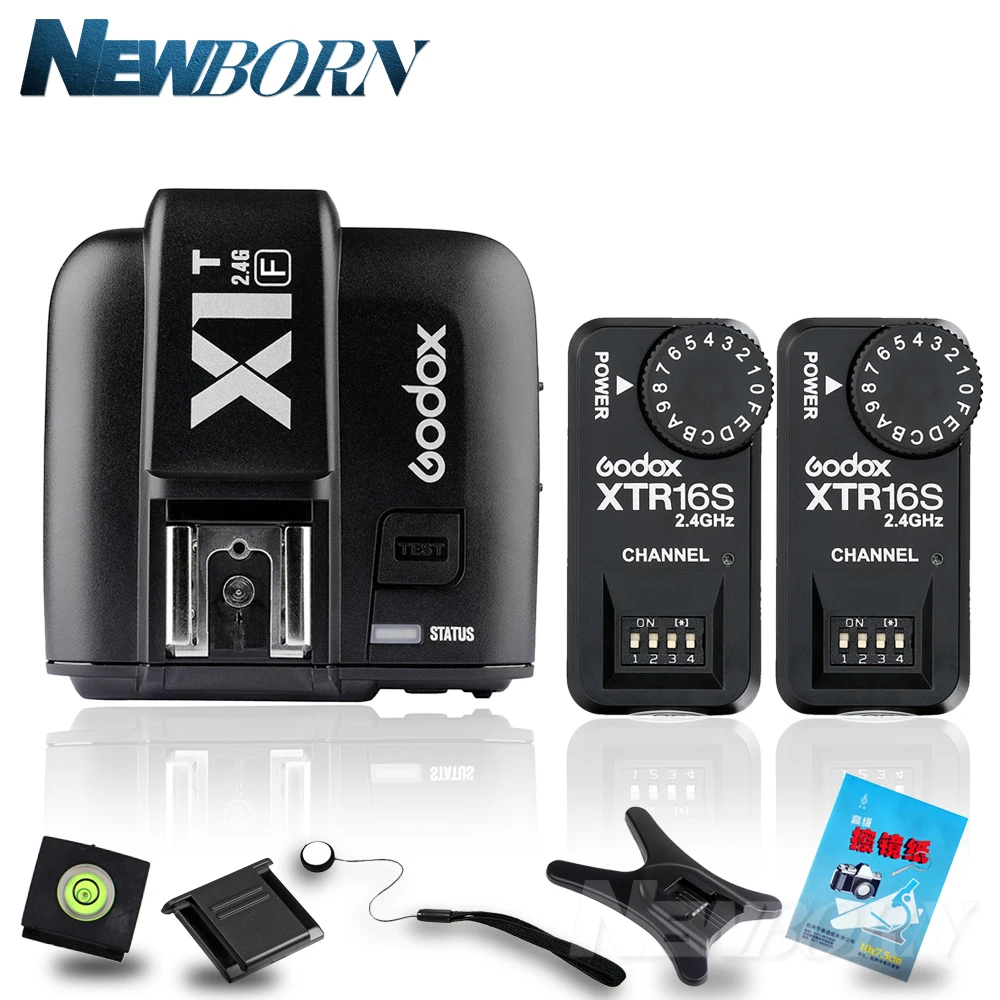 Беспроводной триггер Godox для Fujifilm + 2X приемник вспышки V850/V860C/V850II/V860IIC/V860N/X1T F TTL 2 4G