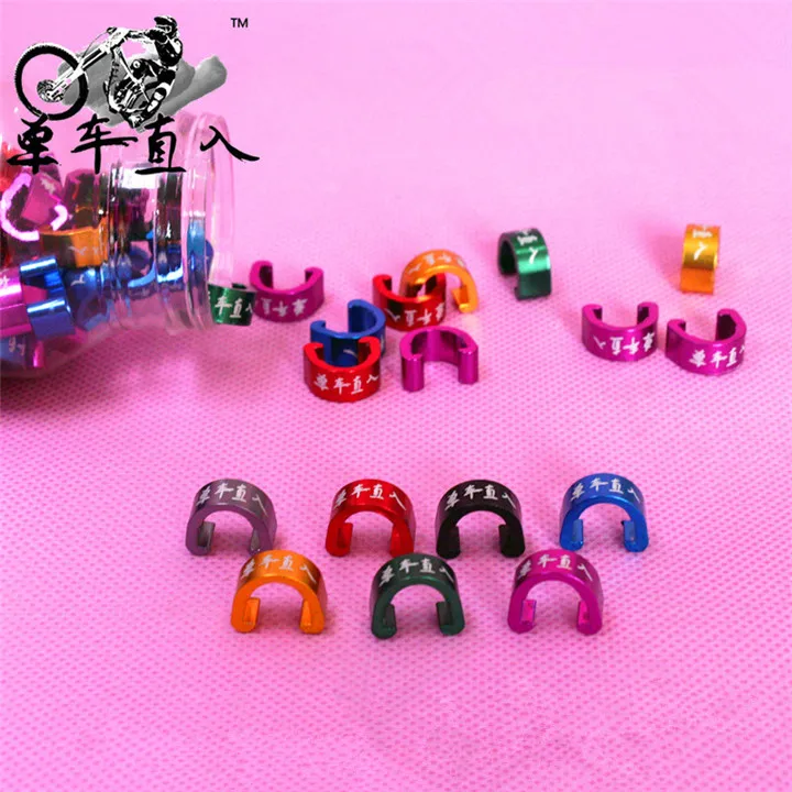 

Aluminum alloy buckle type c mountain bike cable multicolour nemas buckle tubing fitted