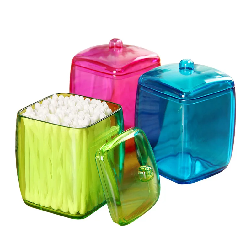 TT ORZ новый дизайн цветной хлопковый тампон держатель для хранения Q tip