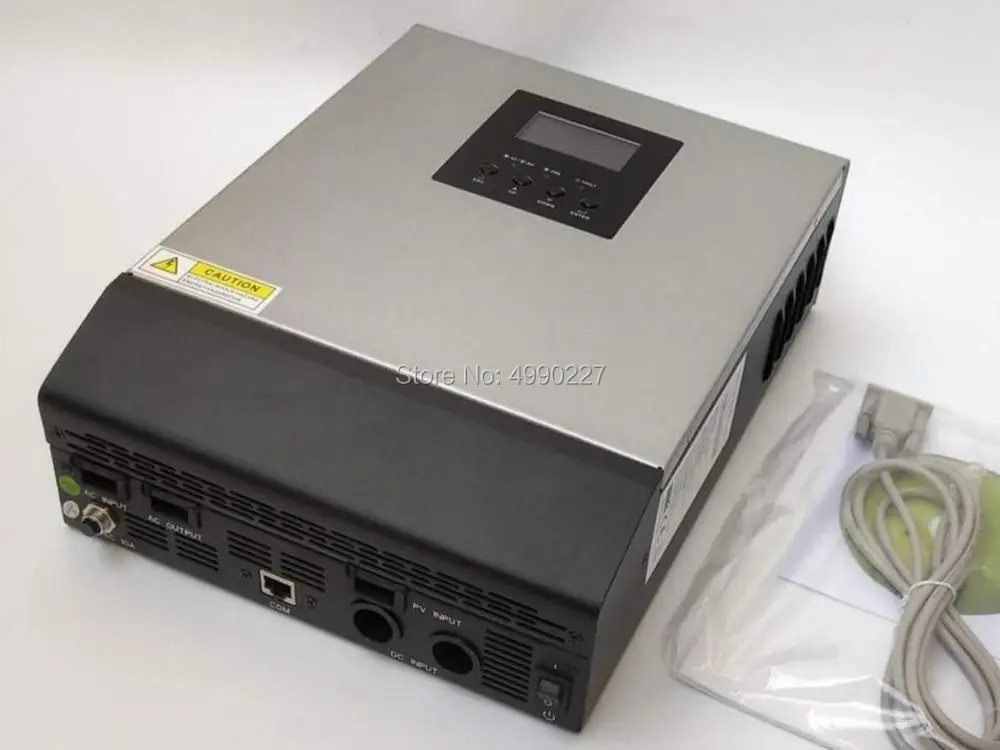 1 кВА чистая Синусоидальная волна гибридный солнечный инвертор 12V DC 220 V/230 V/240VAC 50HZ60HZ встроенный ШИМ 50A Солнечный контроллер заряда для домашнего использования