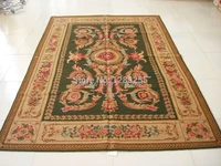old hand made traditional wool needle point carpet hand stitched wool needle point carpet sofa blanket museum
