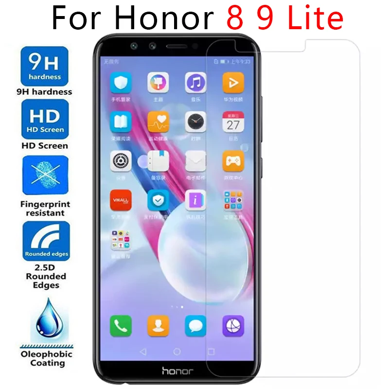 На Honor 9 Lite защитное стекло 8 светильник закаленное для huawei Honer 9lite 8lite Honor9 Защитная