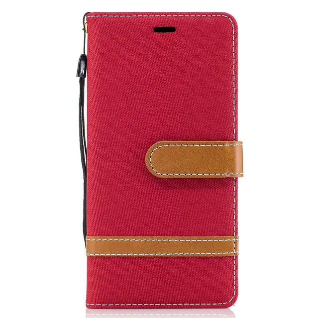 Джинсовый сшитый цветной чехол для телефона из искусственной кожи для sony Xperia XA1/XZs G8232, чехол с подставкой и откидной крышкой, чехол-кошелек, чехол, сумка с ремешком
