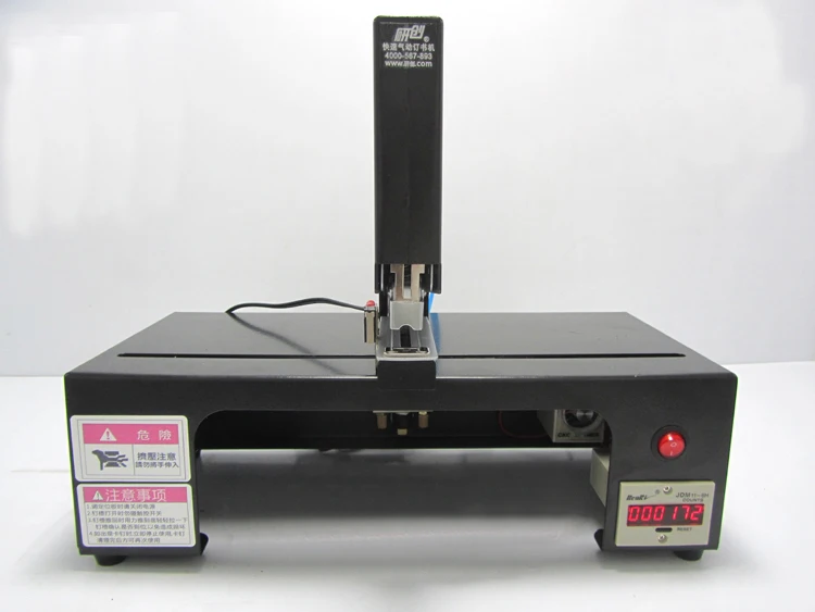 

Single-head automatic stapler Fast Pneumatic Stapler Paper Binder Binding machine With Pedal 180times/min 220V