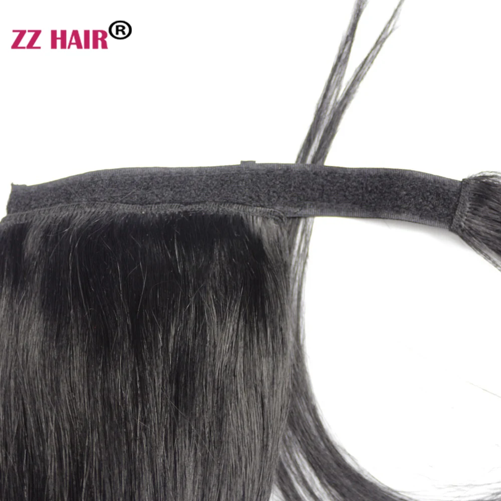 Магический накладной хвост ZZHAIR 140 г 100% натуральные пряди для наращивания волос 16
