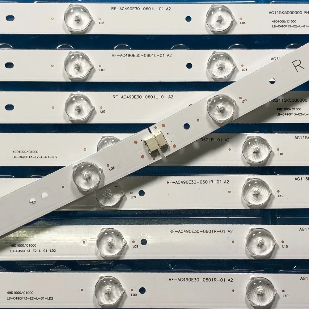 10 шт. 49 дюймовая Светодиодная лента для подсветки телевизора LB C490F14 E1 L LED49C1000N