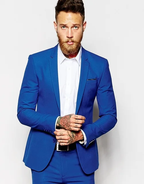 2018 Evening Wedding Suits jackets Tuxedos For Men dark Red terno slim fit Celebrity Carpet Groom mens Suit (jacket+pants) | Мужская