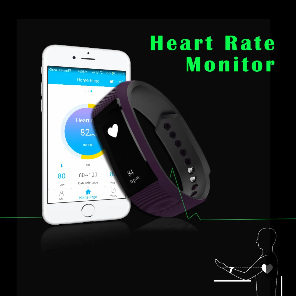 Умные наручные часы браслет светодиодный шагомер высокого разрешения с