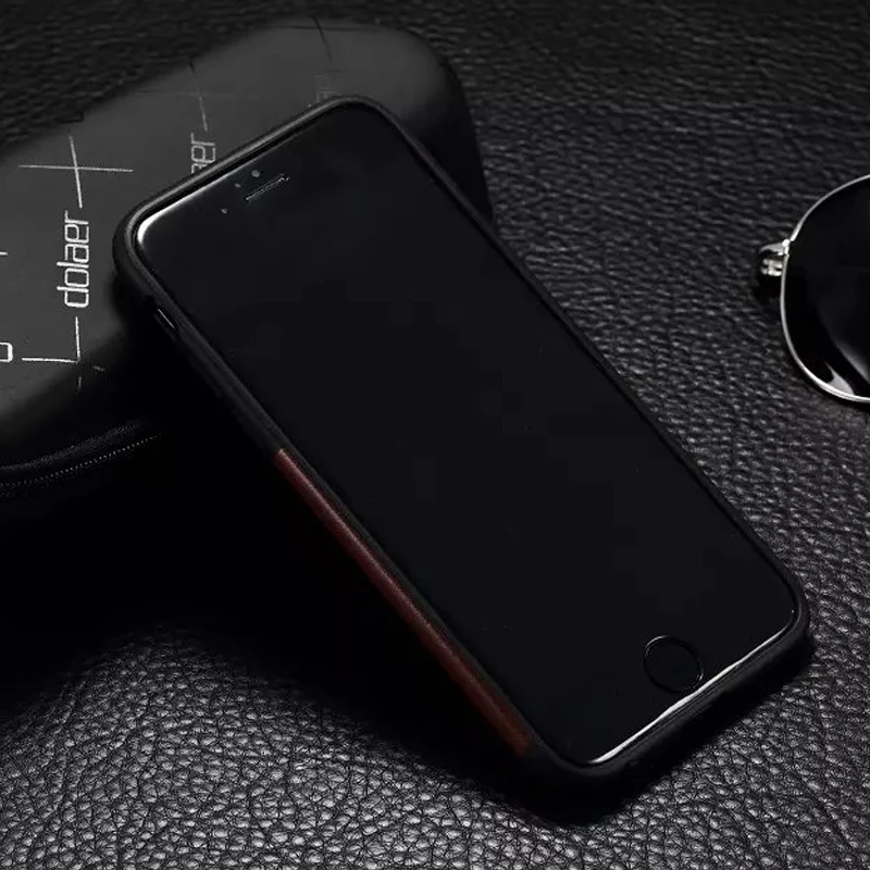 Модный деловой чехол для Apple Iphone SE XS Max XR, винтажный Чехол из искусственной кожи и ТПУ для телефона, чехол s для Iphone 5S, SE X 6S 7 8 Plus, мягкий чехол