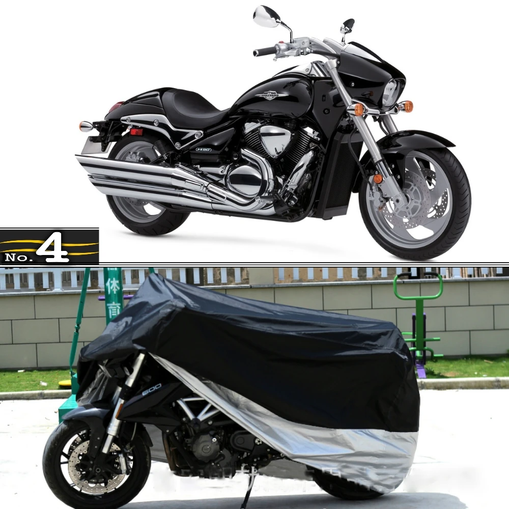 Чехол для мотоцикла Suzuki 8, водонепроницаемый, UV / Sun/Dust/чехол для защиты от дождя, изготовлен из полиэфирной тафты