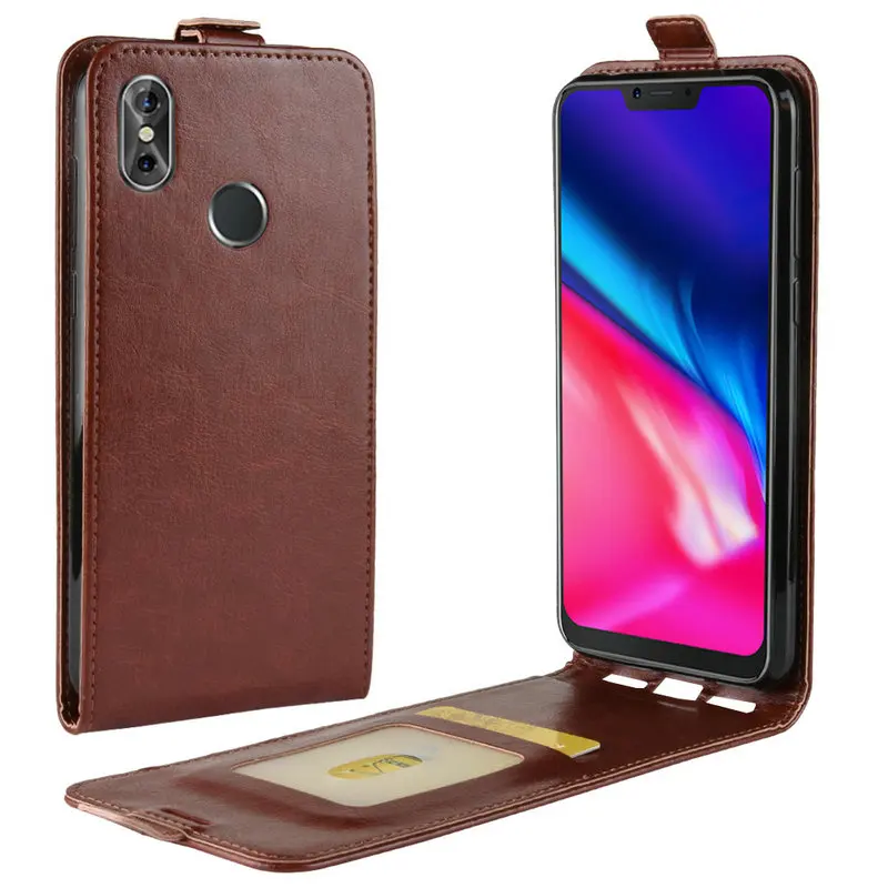 Кожаный чехол с откидной крышкой для Cubot P20 WIERSS X18 Plus J3 Pro R11 Nova Power ретро бумажник