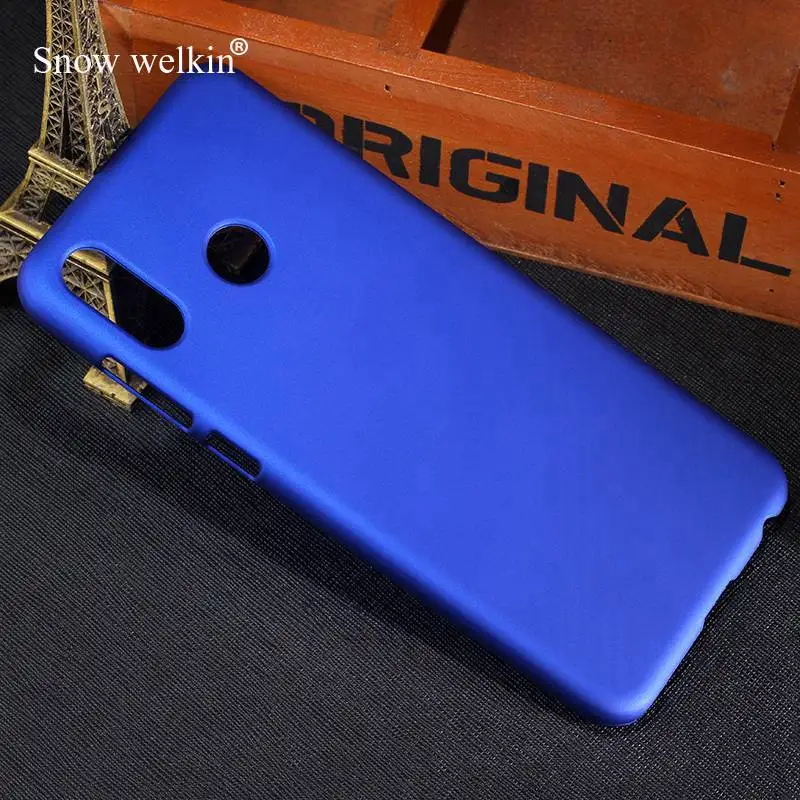 Dark Blue Зимние Welkin разноцветный Роскошные МАТОВЫЕ ПРОРЕЗИНЕННЫЕ Пластик жесткий чехол повышенной прочности для huawei Honor Play 6,3 дюймов чехлы-накладки для телефона - Цвет: Dark Blue