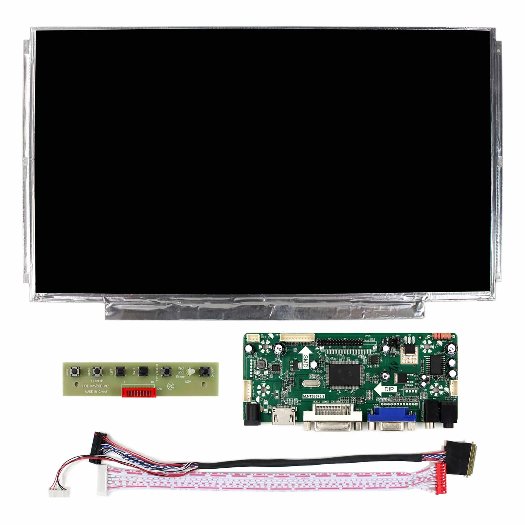 Плата ЖК-контроллера ЖК-драйвер HD MI DVI VGA ЖК-плата 13 3 дюйма ЖК-экран N133BGE разрешение