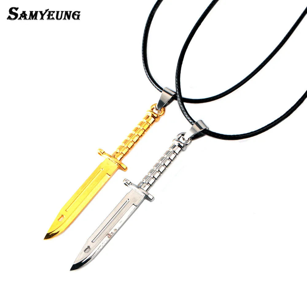Мужские ожерелья цепочки Samyeung CS GO кожаные для лучших друзей M9 CSGO мужские