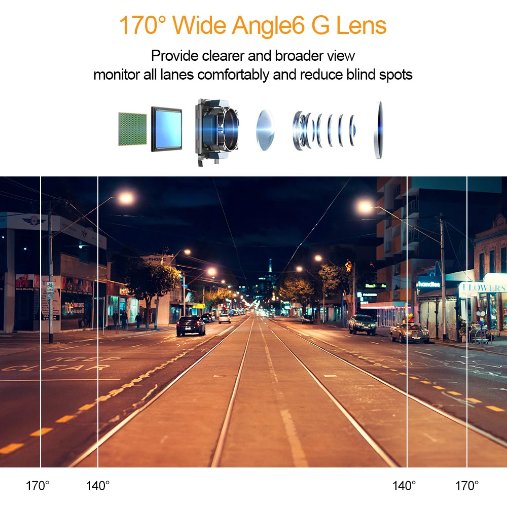 Wetowe S1 мини видеорегистратор 1080 P g-сенсор автомобильная камера с широкоугольным