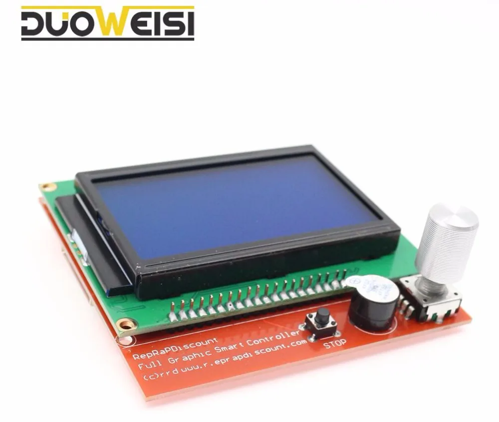 2 UNIDS RAMPS1.4 Rampas 1,4 LCD 12864 Monitor de Pantalla de Control Inteligente материнская плата Pantalla Azul 3D Impresoras 2 UNIDS RAMPS1.4 Rampas 1,4 LCD 12864 Monitor de Pantalla de Control Inteligente материнская плата Pantalla Azul 3D Impresoras