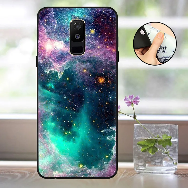 Чехол для Samsung Galaxy A6 2018 A600F чехол телефона + силиконовый Матовый Бампер Capa Plus
